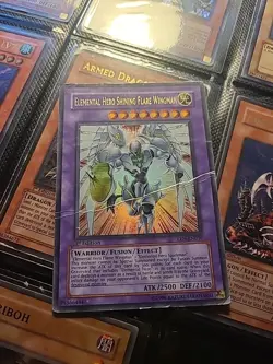 Yugioh - Elemental Hero Shining Flare Wingman EEN-EN036 Ultra Rare 1st Edition - Image 1
