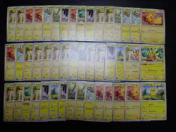 Pokemon Card Non Holo Shining Pikachu Lot Of 46 SET 023/071 025/165 etc #4534 - Image 1