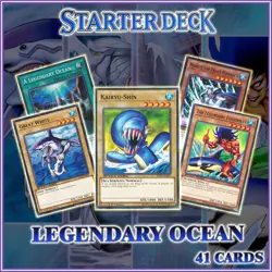 LEGENDARY OCEAN KAIRYU-SHIN STARTER DECK 41 Mako Tsunami Duelist Kingdom YuGiOh - Image 1