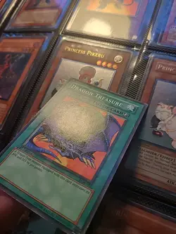 Yugioh TCG Dragon Treasure LOB-092 1st Edition Short Print NA English Vintage - Image 2