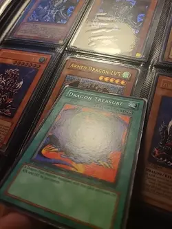 Yugioh TCG Dragon Treasure LOB-092 1st Edition Short Print NA English Vintage - Image 2