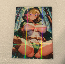 Leafa sword Art Online Goddess Waifu Card Holo Doujin Anime - Image 1