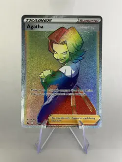 Agatha - 210/198 - Pokemon Chilling Reign Sword & Shield Secret Rare Card NM - Image 1