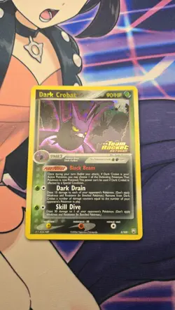 Pokemon Card - Dark Crobat Team Rocket Returns 3/109 Reverse Holo Excellent! - Image 1