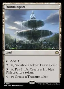 Fountainport - Foil BLB MP MTG - Image 1