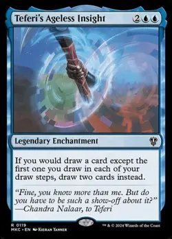 Teferi's Ageless Insight Standard Commander: Murders at Karlov Manor LP MTG - Image 1