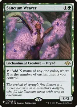 Sanctum Weaver The List LP MTG - Image 1