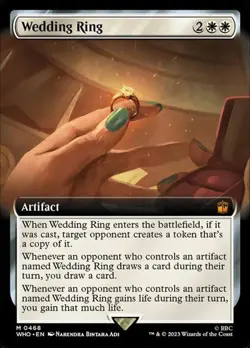 Wedding Ring - Extended Art WHO NM MTG - Image 1