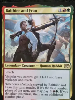 Balthier and Fran - NM Rare - Final Fantasy MTG - Image 1