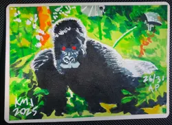 MTG Magic Kird Ape Artist Proof signed, painted 1/31, ultra rare stunning AP - Image 2