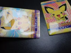 Pokemon Bandai Promo Waterproof Bathroom Menko Card Pikachu & Pichu #5528 - Image 2