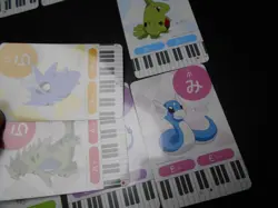 Pokemon Music Musical Note Card x9 Pikachu Tyranitar Dragonite Evolutions #3510 - Image 4