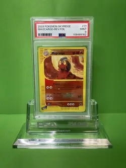 2003 POKEMON SKYRIDGE 17 MAGCARGO-REVERSE FOIL PSA 9 - Image 1