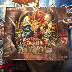 YuGiOh Metal Raiders Booster Box - 24 Packs - Konami Factory Sealed - Brand New - Image 1