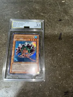Yugioh!! toon mermaid 1st Ed Magic Ruler 2002 Psa9.5 Ags 9.5 - Image 1