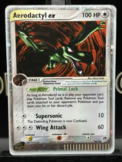 Aerodactyl ex 94/100 Sandstorm Holo MP Range Pokemon Card - Image 3