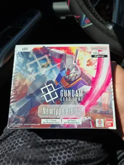 Gundam Card Game Newtype Rising Booster Box w/ 600 Inner Katana Sleeves - Image 1