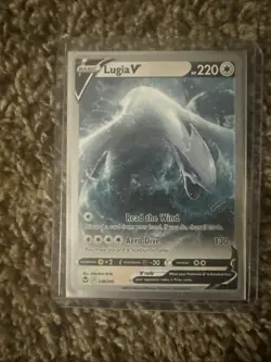 Pokemon Lugia v Silver Tempest TCG Card 138/195 . Near Mint Condition - Image 1