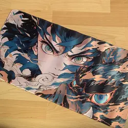 Demon Slayer Rubber Playmat Play Mat For Tcg Card Games Trading Card Game - Image 1