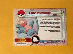 Topps -Series 3- Pokemon TV Animation Edition Card #137 Porygon MP - Image 2