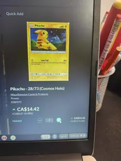 PIKACHU - 28/73 - ( COSMOS HOLO ) ( COSTCO EXCLUSIVES ) - PROMO - POKEMON CARD - Image 3