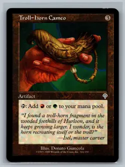 Magic The Gathering Invasion Troll-Horn Cameo #316/350 MTG TCG CCG - Image 1