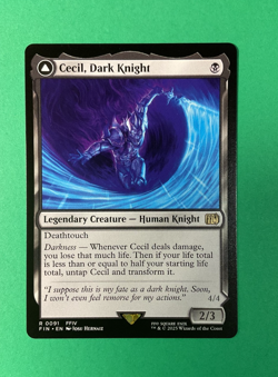Cecil, Dark Knight - 0091 - Final Fantasy MTG Magic The Gathering - Image 1