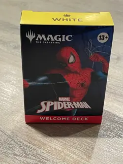 Magic The Gathering Spider-Man Welcome Deck SDCC 2025 Hasbro - White Deck MTG - Image 1
