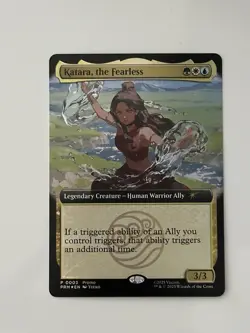 MAGIC THE GATHERING MTG AVATAR LAST AIRBENDER KATARA FEARLESA PROMO SDCC 2025 - Image 1
