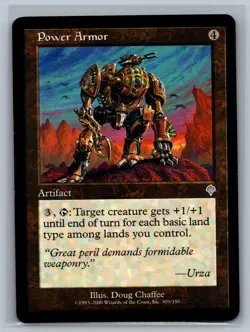 Magic The Gathering Invasion Power Armor #309/350 MTG TCG CCG - Image 1