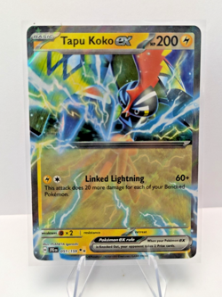 Tapu Koko ex 051/159 Double Rare Journey Together Pokemon - Pack Fresh Near Mint - Image 2