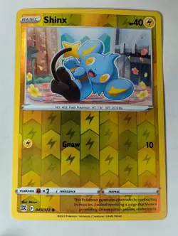 Shinx 049/172 Brilliant Stars Pokemon Reverse Holo Foil Nice! - Image 1