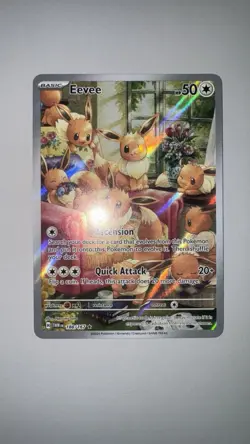 Eevee - 188/167 - Pokemon Twilight Masquerade Illustration Rare NM - Image 2