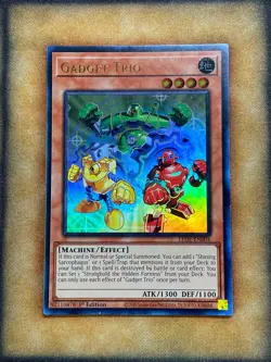 Yugioh Gadget Trio LEDE-EN004 Ultra Rare 1st Ed NM - Image 1