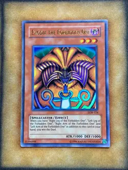 Yugioh Exodia the Forbidden One LOB-124 Ultra Rare 2017 Print NM - Image 1