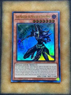 Yugioh Dark Magician the Magician of Black Magic INFO-EN006 Ultra Rare 1st Ed NM - Image 1