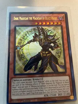 Yugioh Dark Magician the Magician of Black Magic INFO-EN006 Ultra Rare 1st Ed NM - Image 1