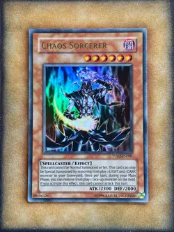 Yugioh Chaos Sorcerer TU02-EN001 Ultra Rare EURO PRINT ENGLISH VLP (2) - Image 1