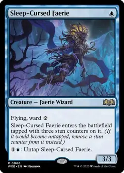 Sleep-Cursed Faerie -Foil Light Play MTG Wilds of Eldraine - Image 1