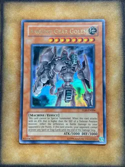 Yugioh Ancient Gear Golem TLM-EN006 Ultra Rare LP - Image 1