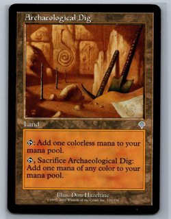 Magic The Gathering Invasion Archaeological Dig #320/350 MTG TCG CCG - Image 1