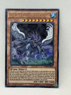 Yugioh! True King Bahrastos, the Fathomer - INOV-EN021 - Ultra Rare - 1st Ed NM - Image 1