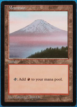 Mountain (APAC c Japan Promo) HP MTG MAGIC CARD (498337) ABUGames - Image 1