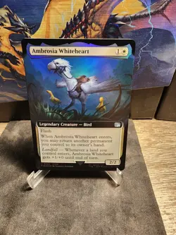 Ambrosia Whiteheart (Extended Art) FOIL- 0424 - Final Fantasy - mtg - Image 1