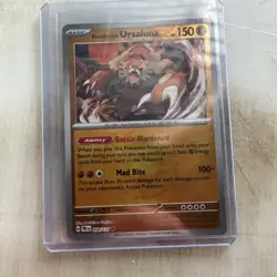 Bloodmoon Ursaluna 054/131 Poke ball English Prismatic Evolutions Pokemon Card - Image 1