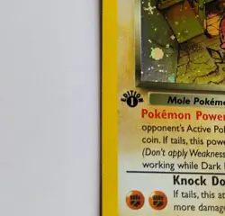 DARK DUGTRIO Pokemon Card - WOTC - 1st Edition - Team Rocket - 6/82 - NM - Image 5