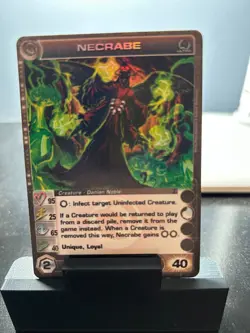 CHAOTIC ULTRA RARE NECRABE MAX ENERGY CARD - Image 1