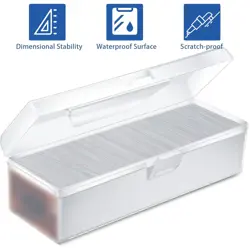 Trading Card Storage Box Clear Plastic Card Box Set Fit 600-1000 Plus Portabl - Image 3