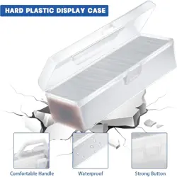 Trading Card Storage Box Clear Plastic Card Box Set Fit 600-1000 Plus Portabl - Image 4