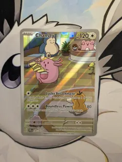 Pokemon Card Chansey 187/167 Twilight Masquerade Illustration Rare Full Art NM - Image 1